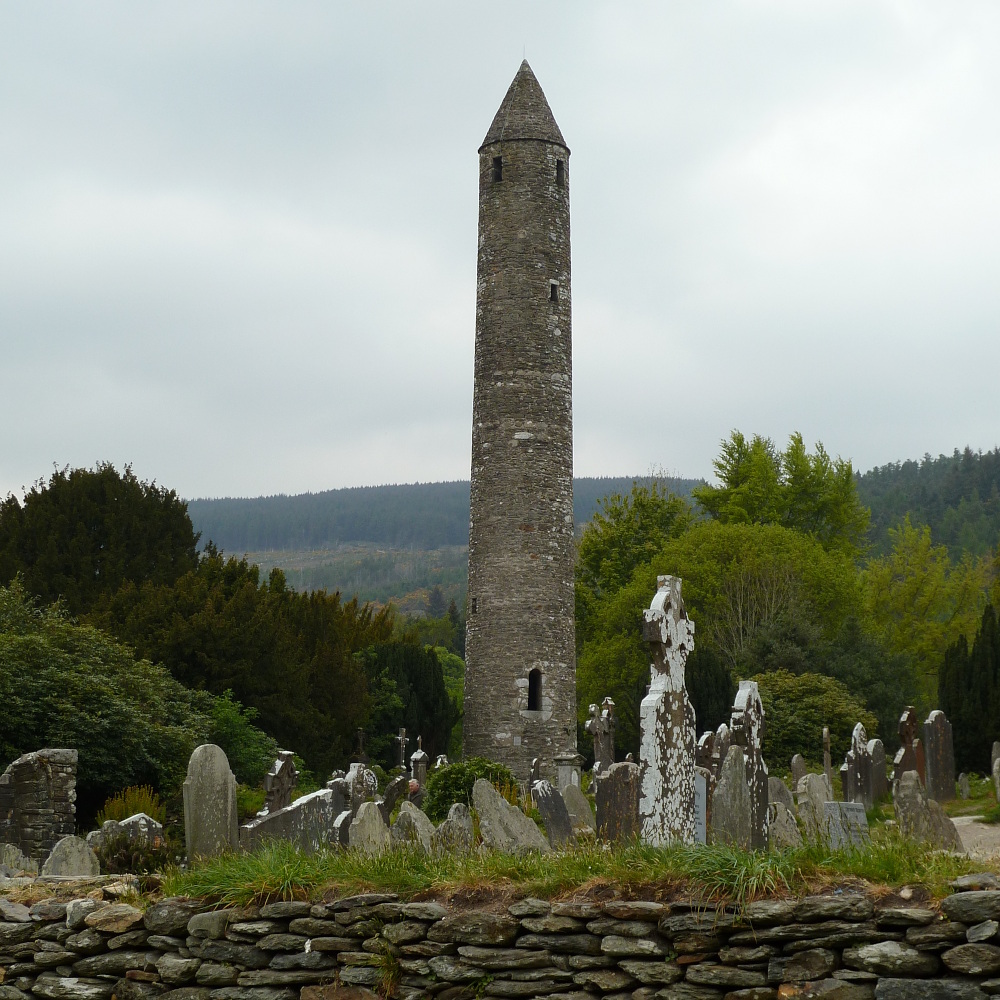 Glendalough - der Rundturm