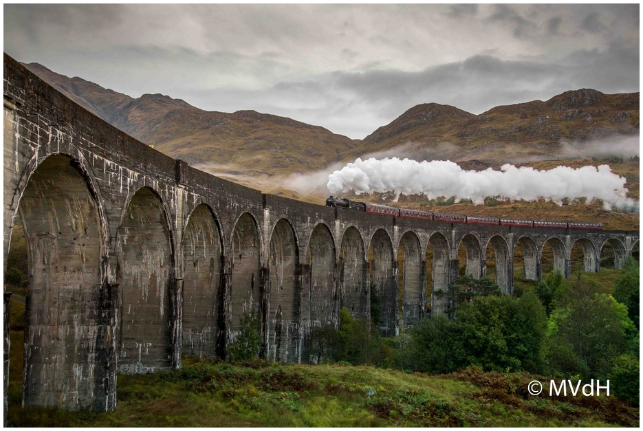 Glenfinnan Viadukt, die Harry-Potter-Brücke