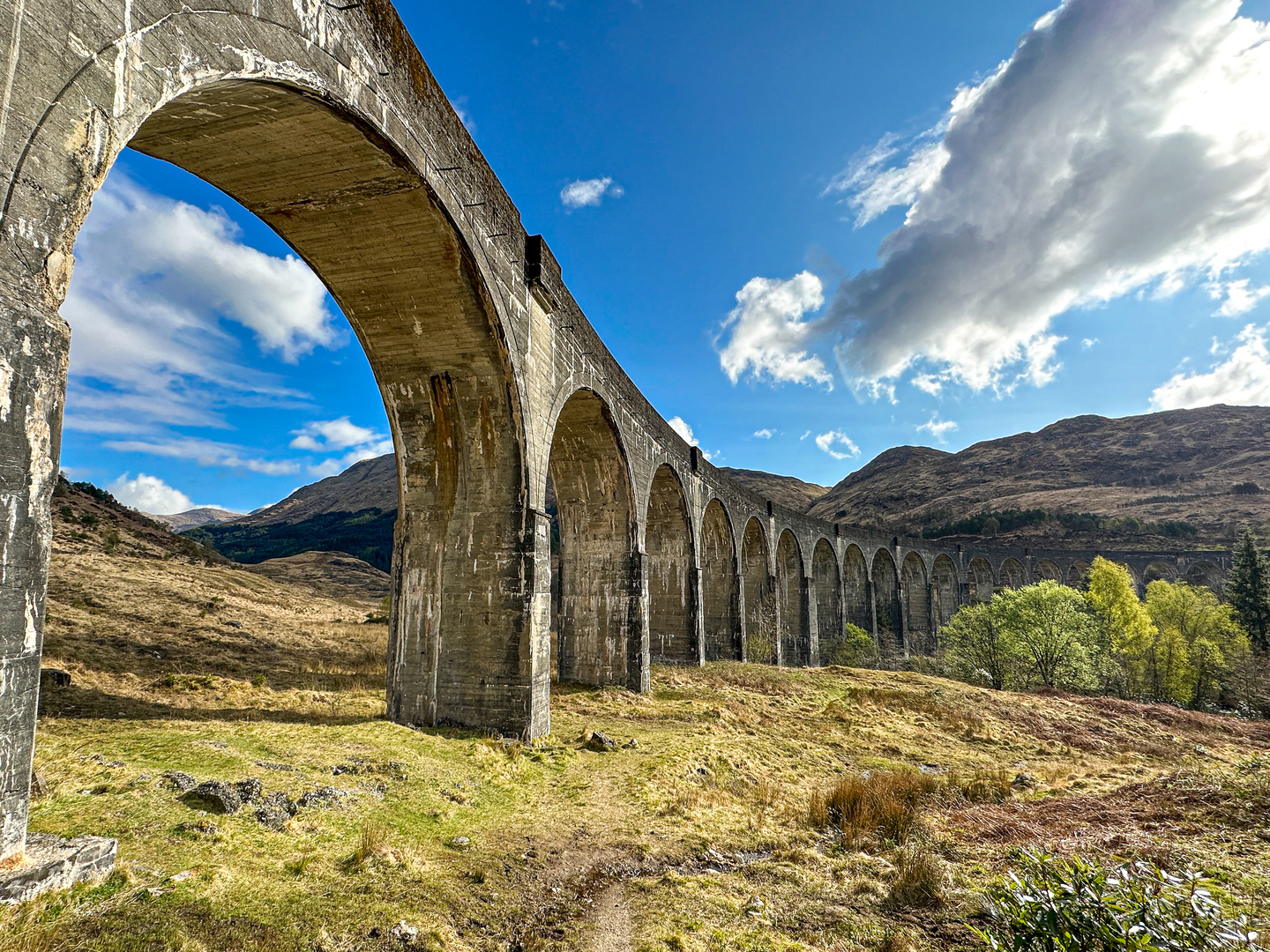 Glenfinnan-Viadukt mal anders gezeigt