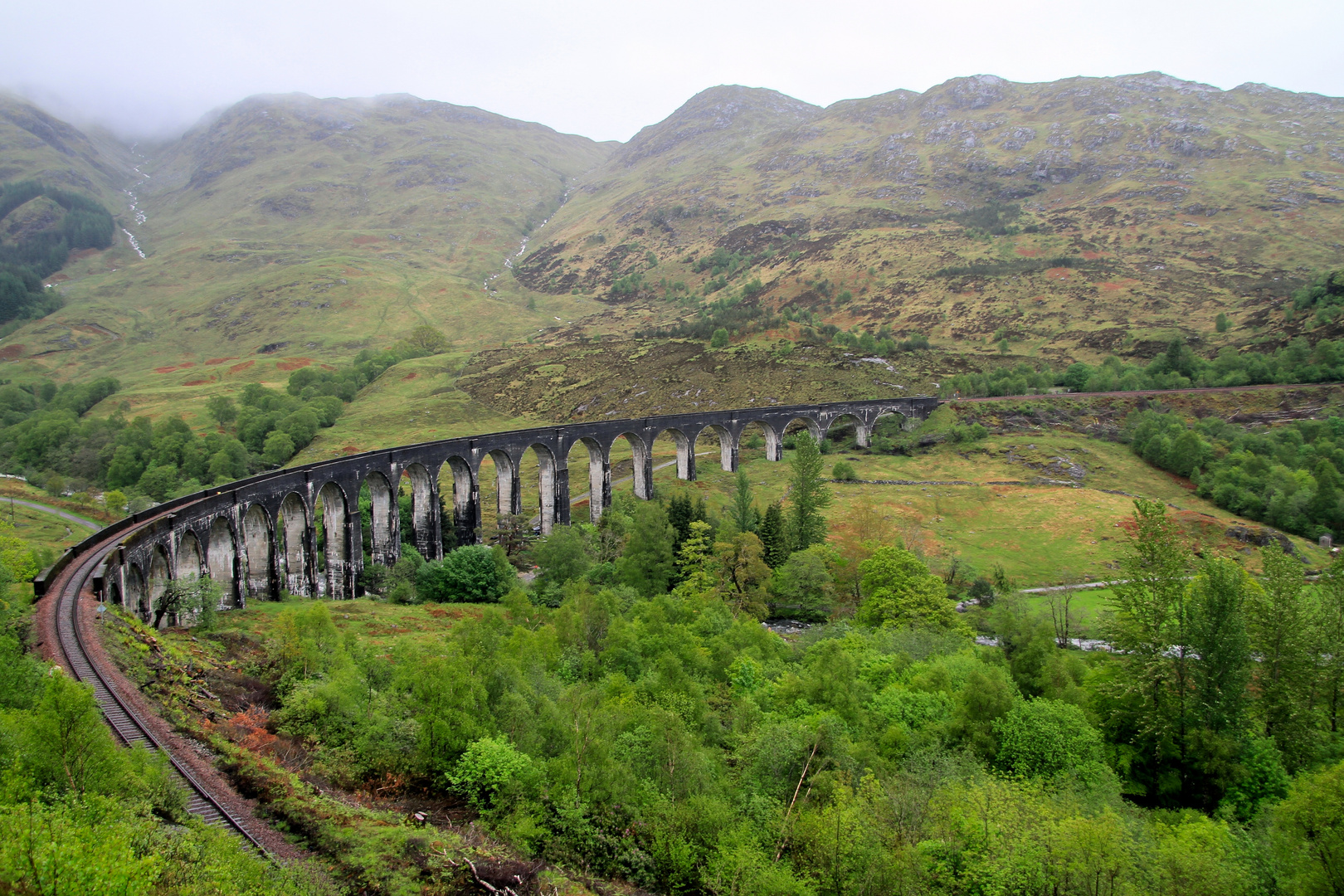 Glenfinnan Viadukt, Scotland, Mai 2014