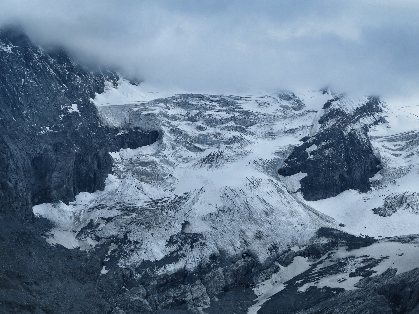 Gletscher am Großglockner (Österreich)