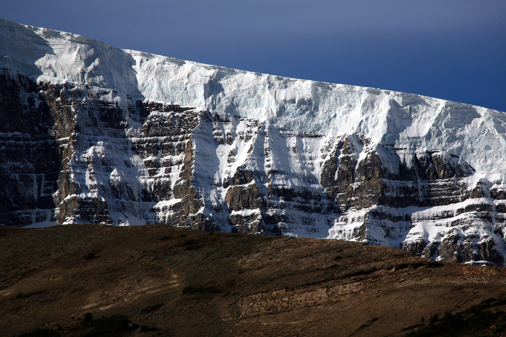 Gletscher am Icefield-Parkway