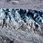 Gletscher am Rand des Prins-Christian-Sundes aus der "Nähe" (Teleobjektiv)