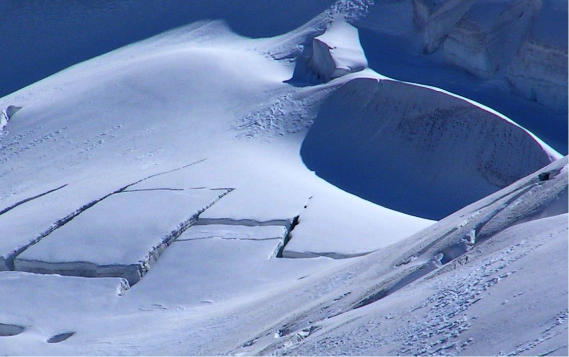 Gletscher- Architektur