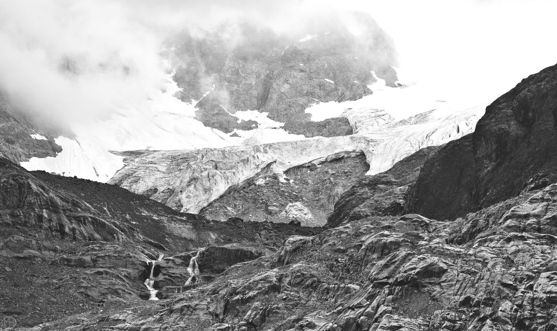 Gletscher auf dem Rückzug