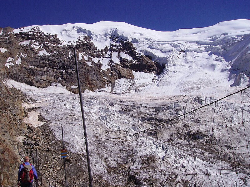 Gletscher bei Saas - Fee