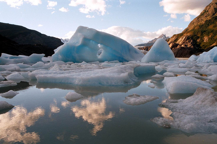 Gletscher Eis