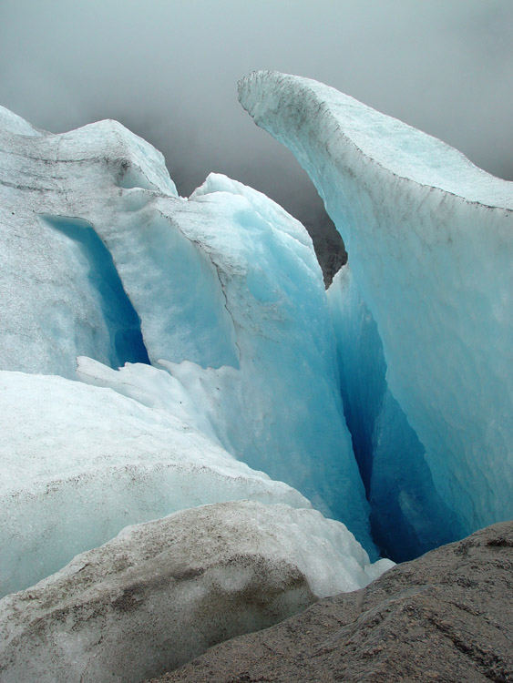 Gletscher Eis