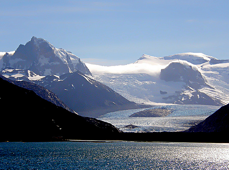 Gletscher - erste Ansicht