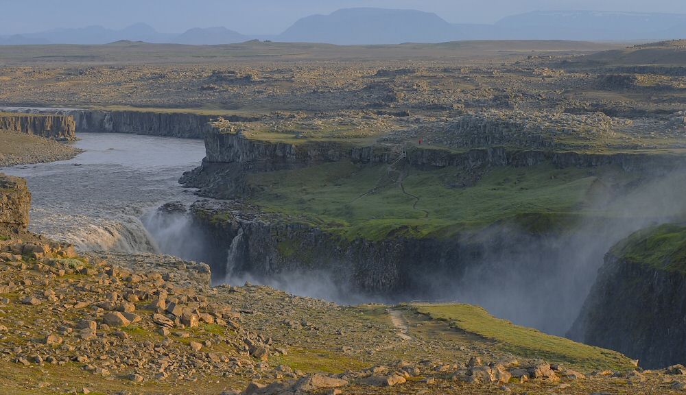 Gletscher Fluß: Jökulsa a Fjollum