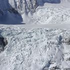 Gletscher  - genüber vom Matterhorn 