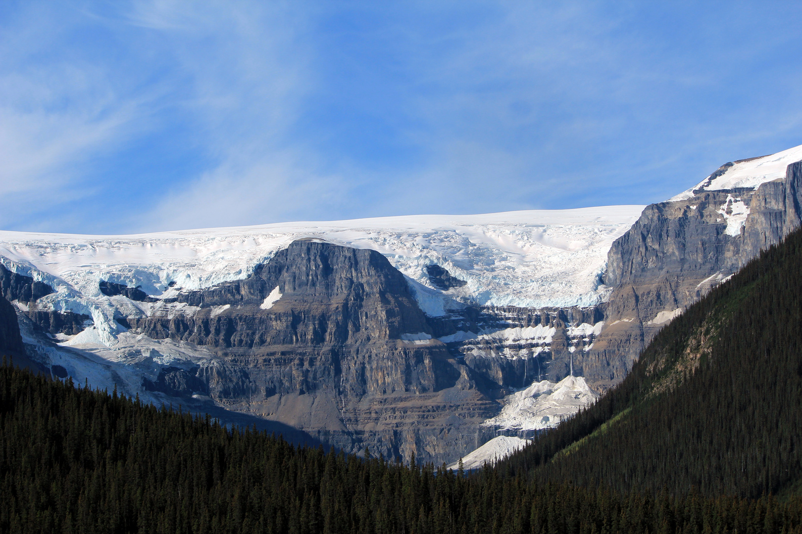 Gletscher im Columbia Icefield