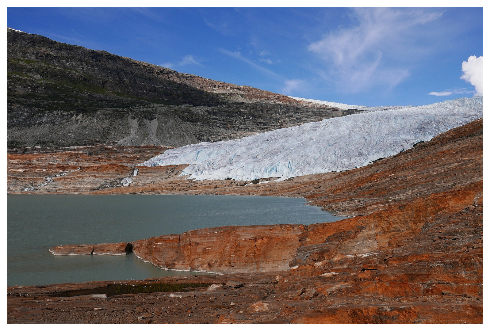 Gletscher im Saltfjellet-Svartisen Nationalpark.