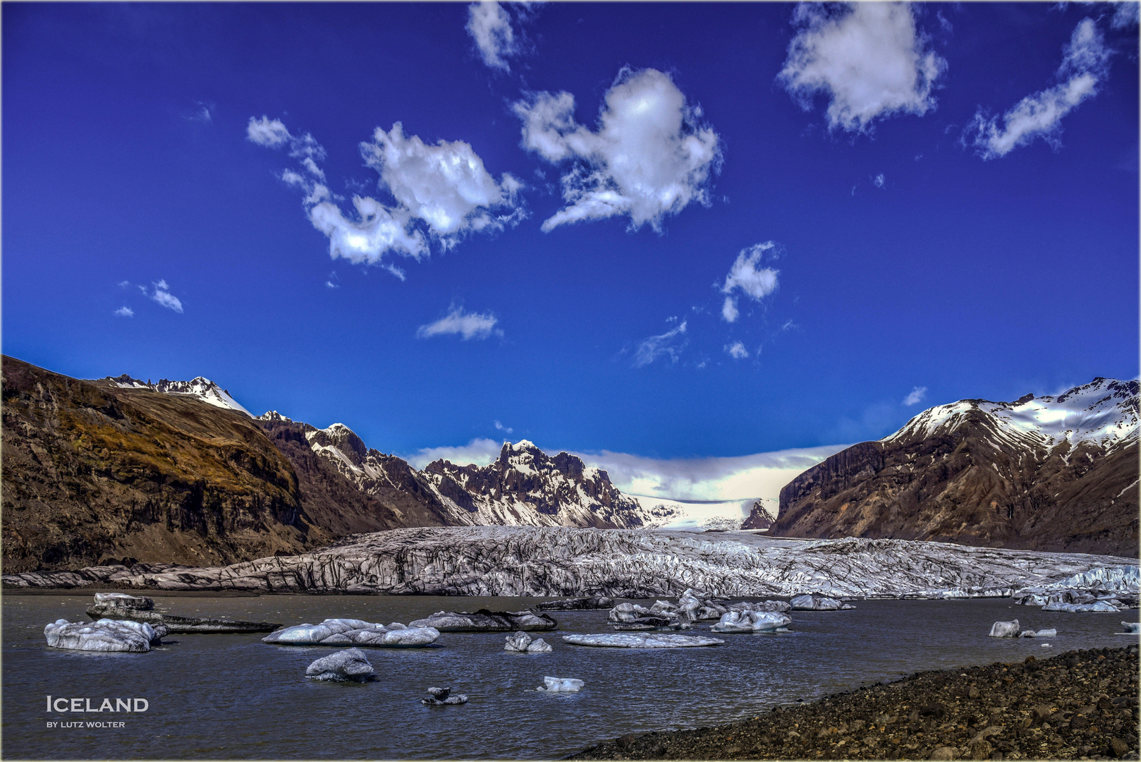 Gletscher im Skaftafell - Nationalpark