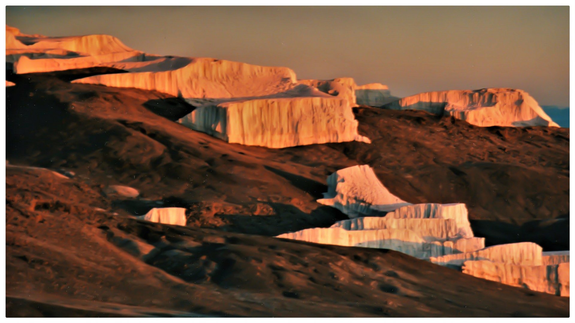 Gletscher in Afrika