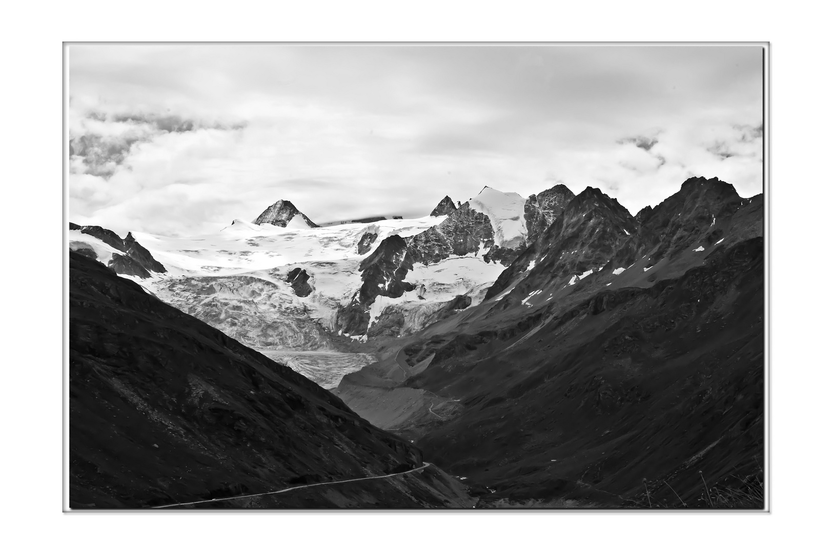 Gletscher in den Alpen