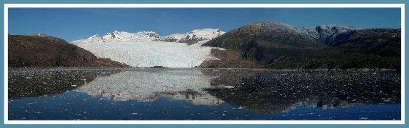 Gletscher in den Chilenischen Fjorden