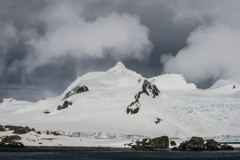 Gletscher in der Antarktis