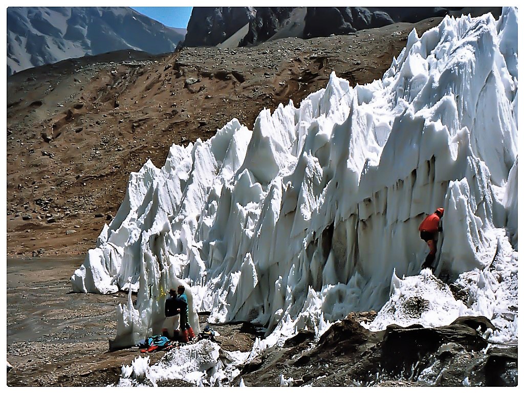 Gletscher in der Halbwüste