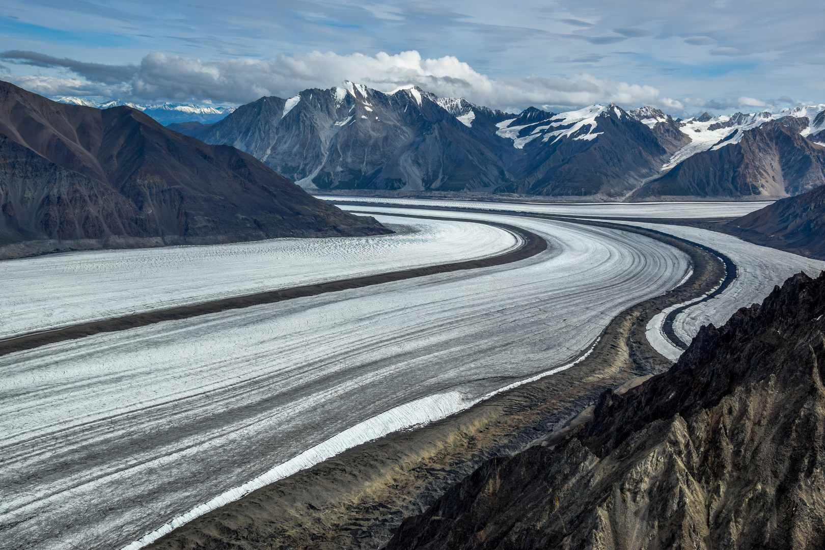 Gletscher in Haines Junction Alaska