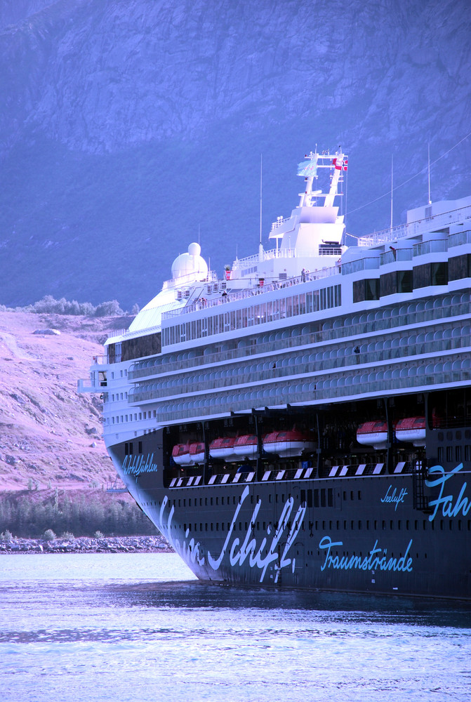 Gletscher in Leknes (Norwegen Juli 2009)