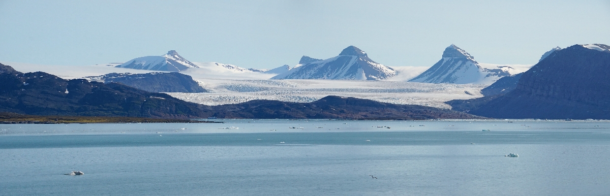 Gletscher in Ny Alesund (Svalbard)