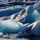 Gletscher Jökulsarlon im Abendlicht...