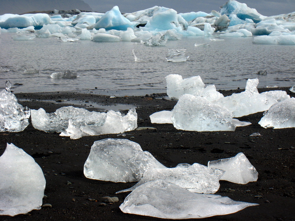 Gletscher Lagune Island