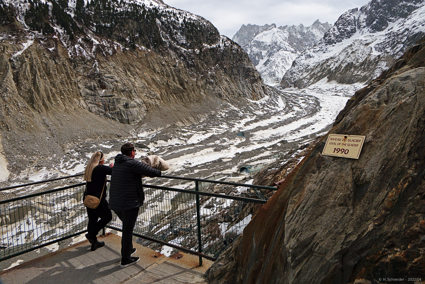 Gletscher "Mer de Glace"