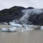 Gletscher mit See auf Island