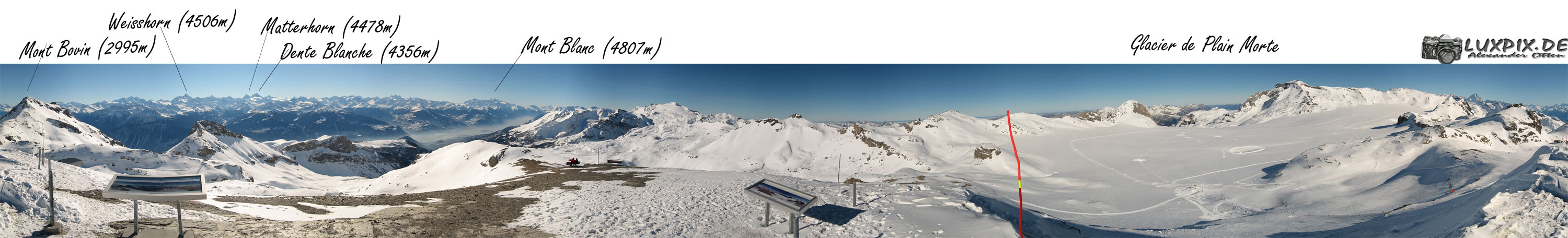 Gletscher Plain Morte - Crans Montana