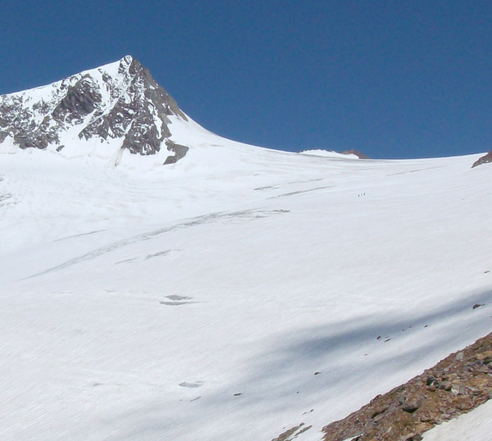 Gletscher-Querung / Auf der Suche nach dem richtigen Weg