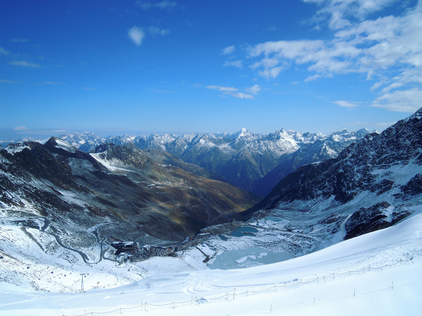 Gletscher- und Bergwelt