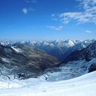 Gletscher- und Bergwelt