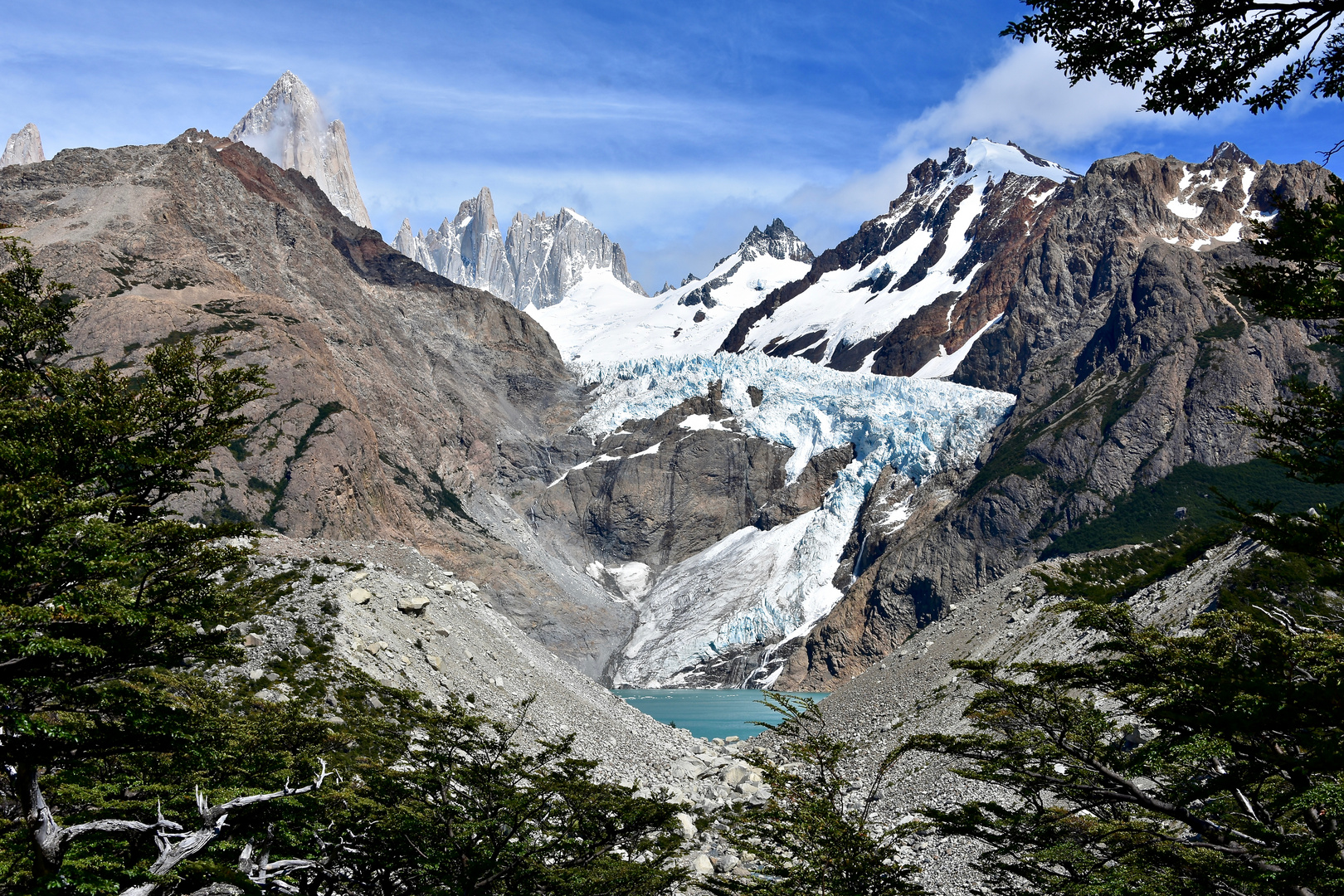 Gletscher und Gletschersee