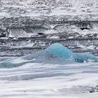 Gletscher und Lavaschichten