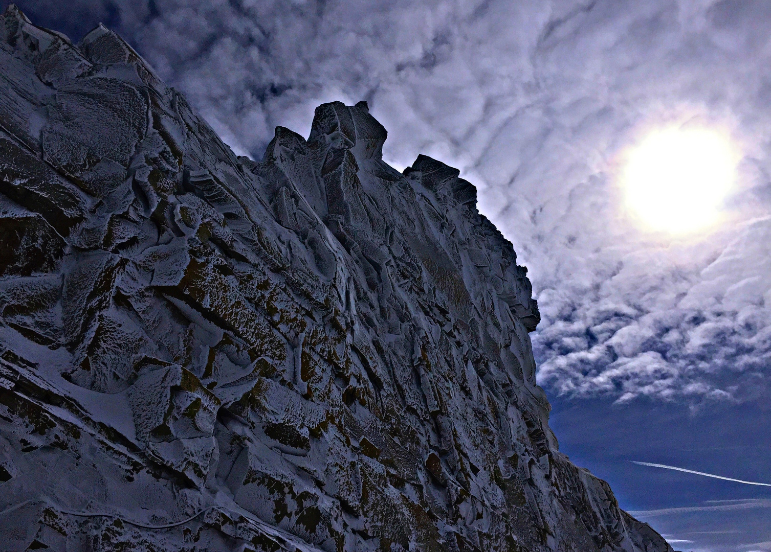 Gletscher-Wand