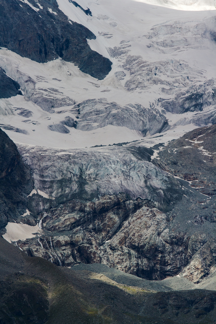 Gletscherabbruch unterhalb des Rothorns, Zermatt