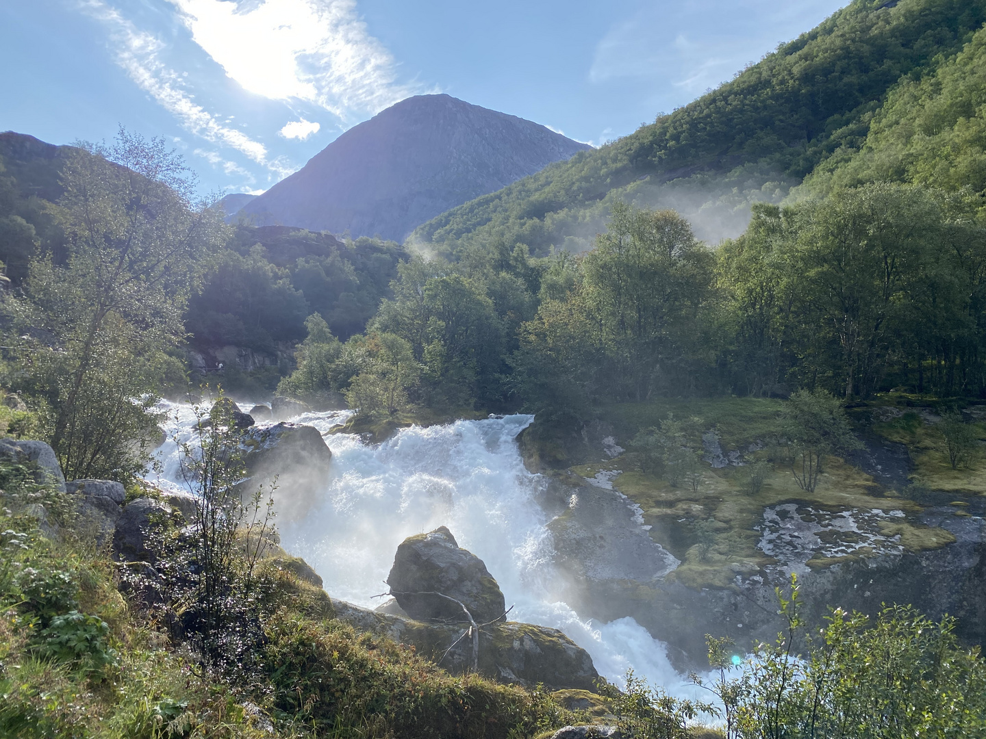 Gletscherabfluss...am Brikdalsbreen...