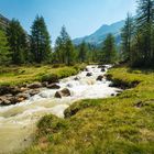 Gletscherablauf im Langtauferer Tal