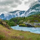 Gletscherausläufer des Jotunheimen-Gebirge