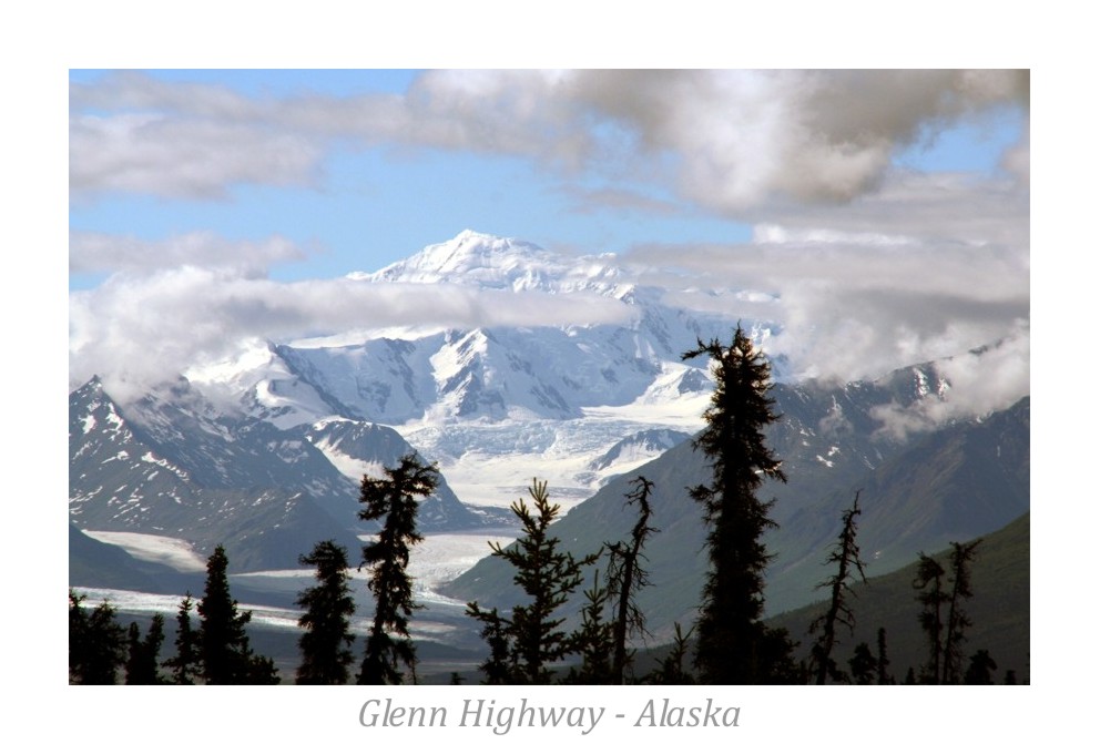 Gletscheraussichten am Glenn-Highway