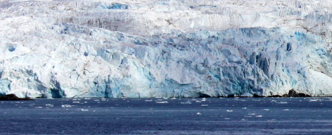 Gletscherblau