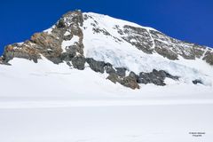 Gletscherbruch am Mönch-Massiv