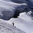 Gletscherbruch - einbrechen ist hier nicht strafbar aber gefährlich