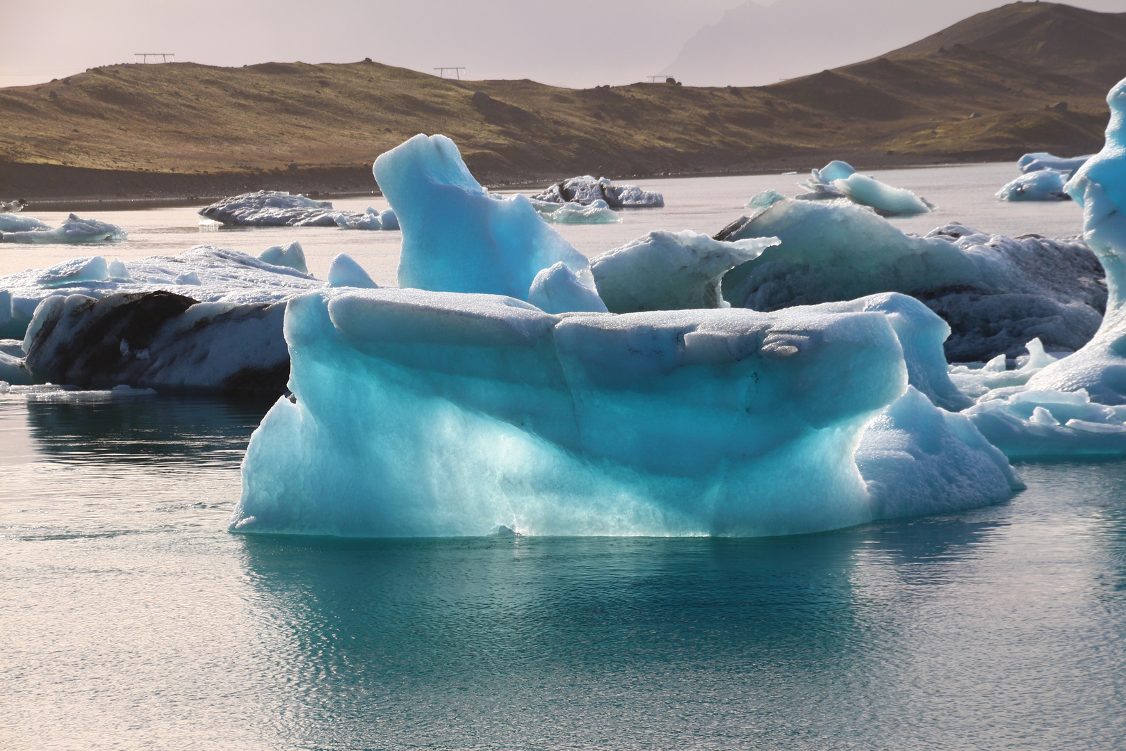 Gletschereis in Jökulsarlon - Island