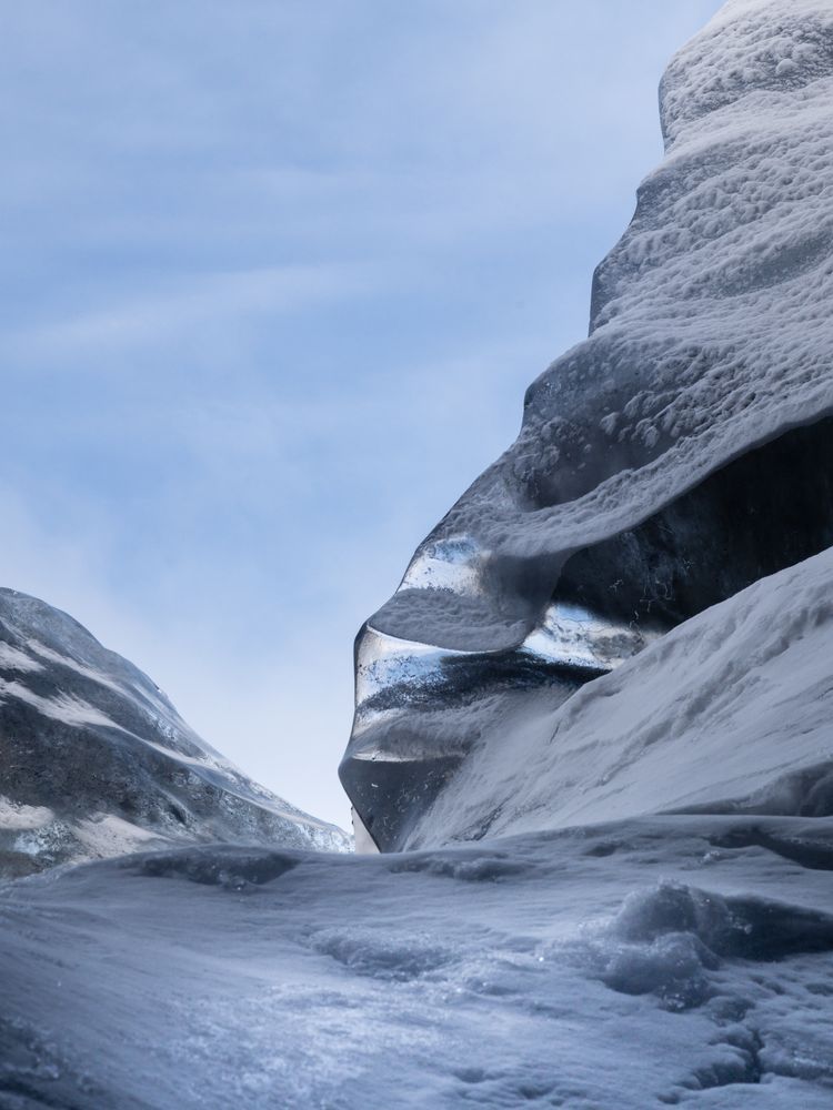 Gletschereis - Meister der Strukturen und Muster III