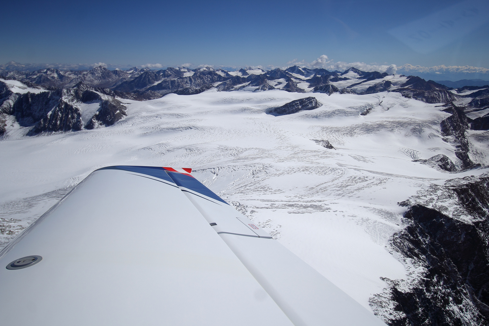 Gletscherflug - mit Pioneer 300 FG -  am 21 9 22  - ab Höfen in Tirol