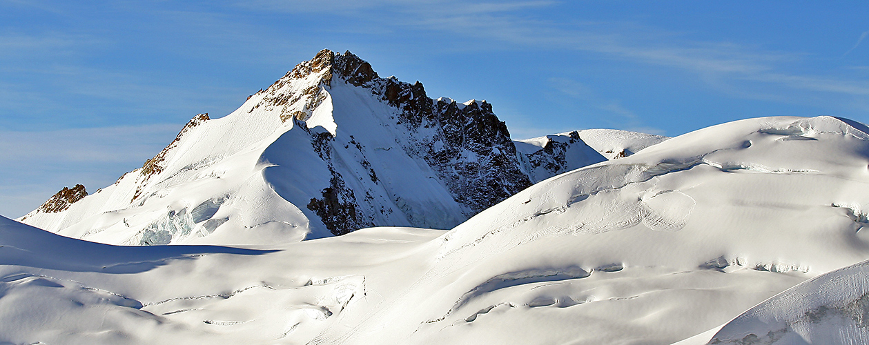 Gletscherhorn 3984 m einer der höchsten Fastviertausender