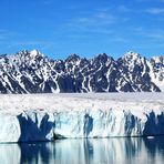 Gletscherkante am Ende des Lilliehoekfjords